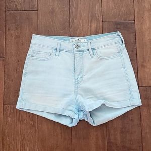 Hollister Light Blue Jean Shorts